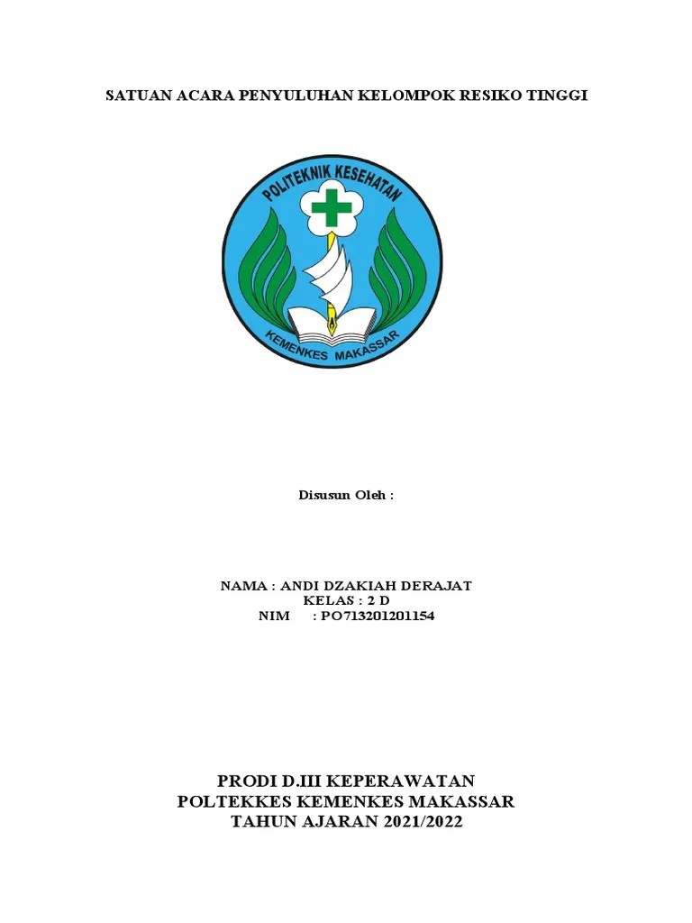 (SAP PENYULUHAN KELOMPOK KHUSUS) ANDI DZAKIAH DERAJAT_2D_PO713201201154 |  PDF