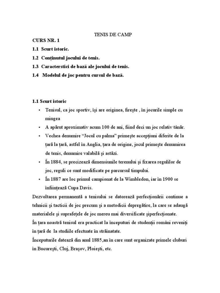 Un meniu de 140 lei de persoană cred că a fost cam mult. Tenis De Camp Pdf
