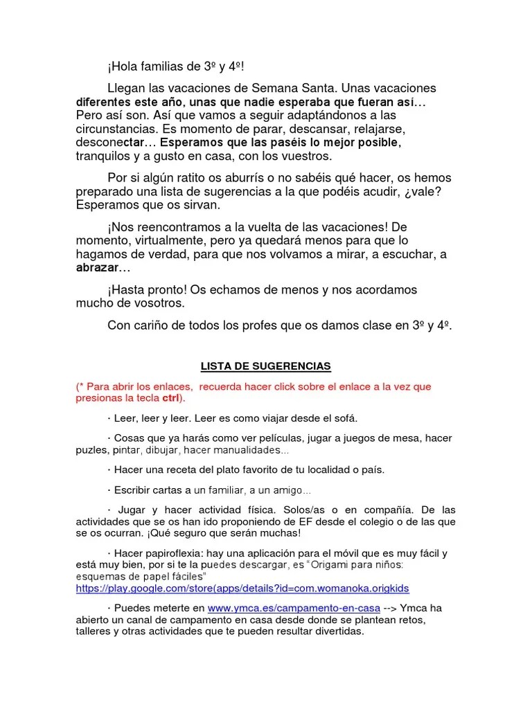 10 retos para proponerles a los niños en casa · 1. 3c2bay4c2ba Pdf