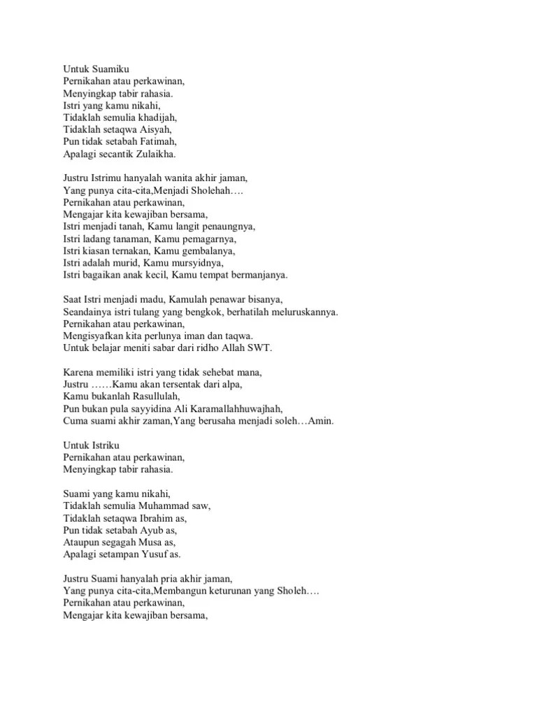 Teknis penyampaian puisi pernikahan tergantung pada bagaimana. Koleksi Puisi Pernikahan Pdf