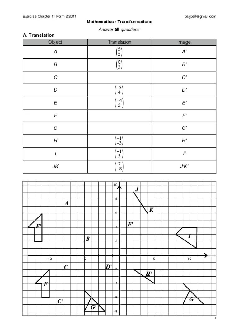 See blocked member's posts mention this member in posts Exercise Math Mf2 Chapter 11 Transformations Pdf