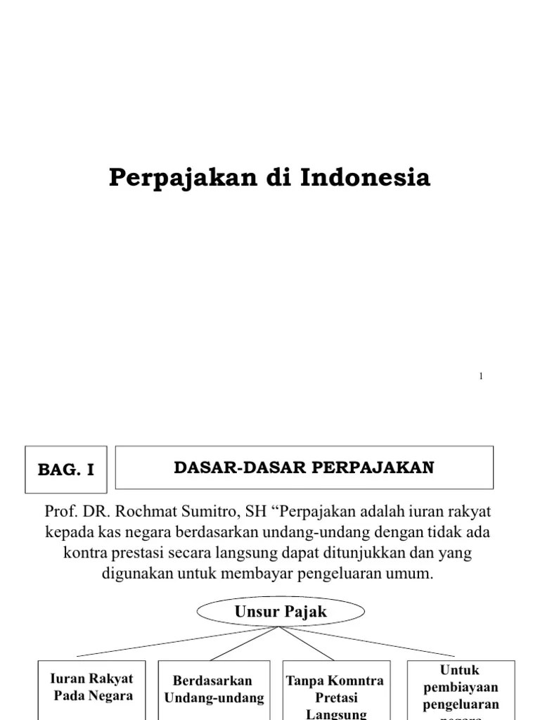 Perpajakan 01 | PDF
