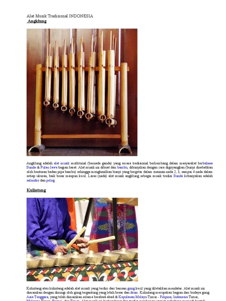 Gambar Alat Musik | PDF