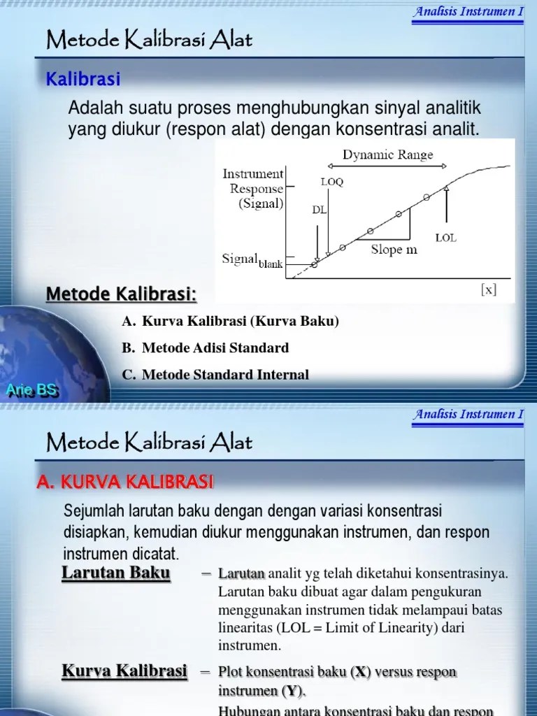 Kurva Kalibrasi | PDF
