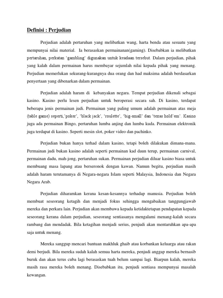 Definisi Judi | PDF