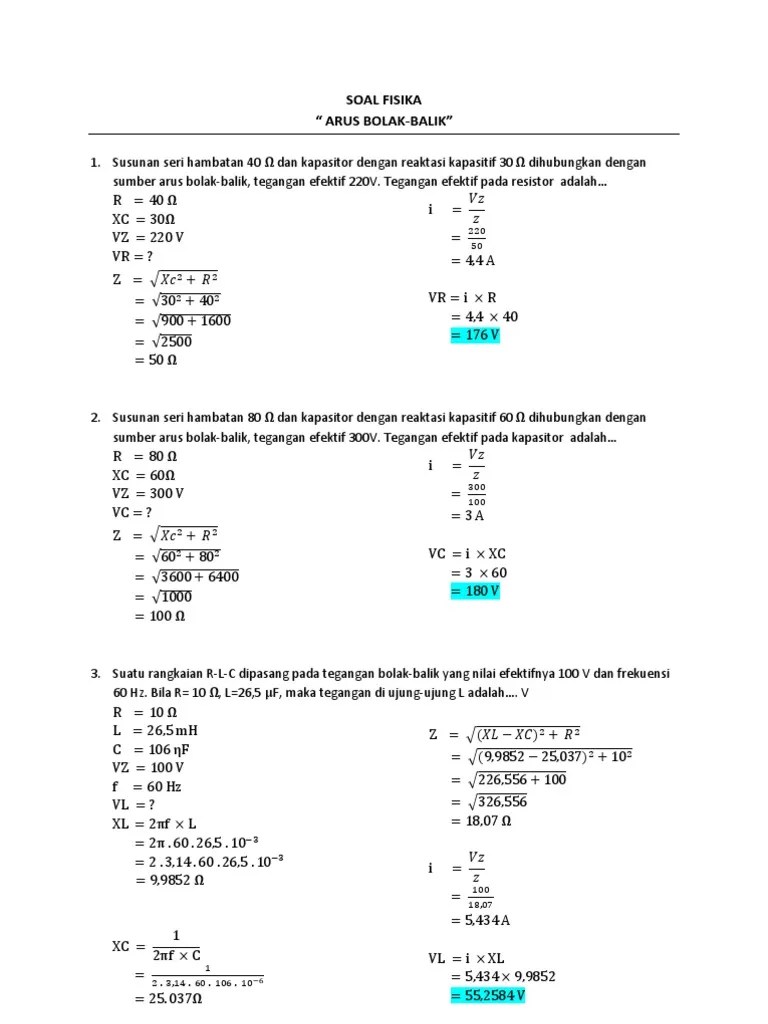 Directcurent #listrik #fisikahello everyone.video kali ini akan dibahas 10 soal tentang listrik arus searah. Contoh Soal Fisika Arus Listrik Searah Soal Kelasmu
