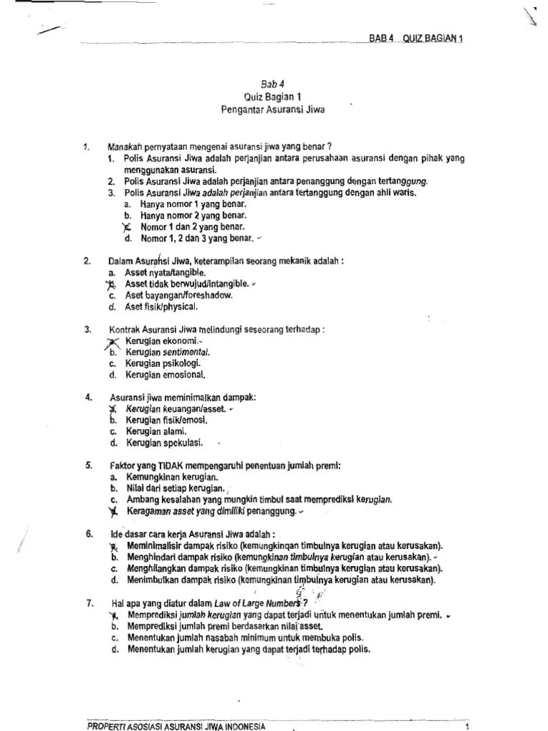 Soal Ujian AAJI | PDF