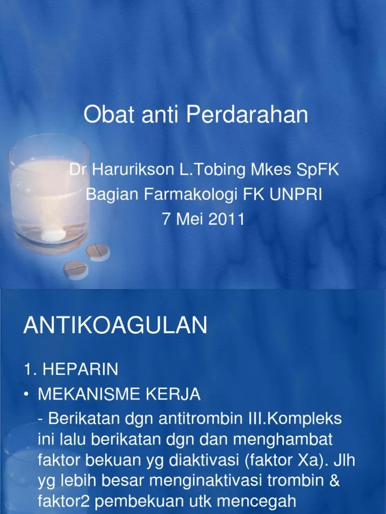 Obat Anti Anemia &amp; Obat Anti Perdarahan | PDF