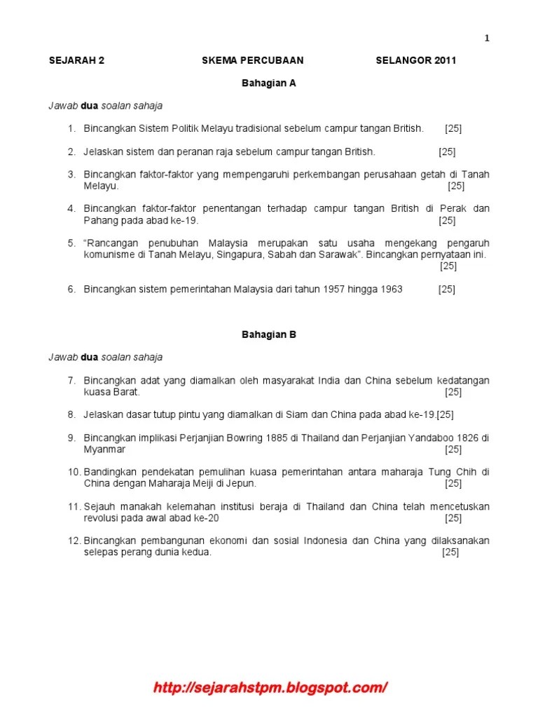ekonomi tradisional merujuk kepada kegiatan ekonomi yang bersifat sara diri dengan pengeluaran yang rendah, penggunaan kaedah tadisional, tumpuan di luar bandar dan diusahakan oleh orang melayu. Rashman Skema Percubaan Sejarah 2 Selangor Pdf