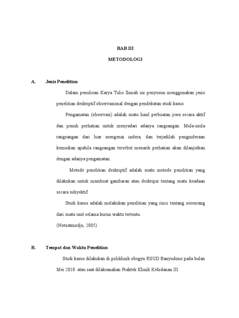 Contoh Metode Penulisan Karya Tulis Ilmiah - Barisan Contoh