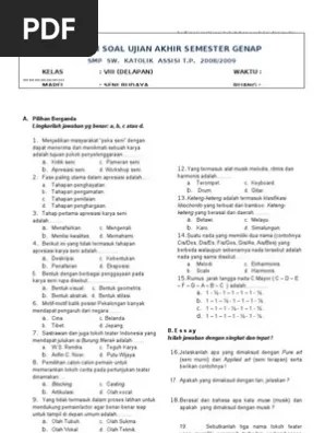 Soal ini sudah disertai dengan kunci jawaban. Soal Seni Budaya Kelas 9 Semester 1 Dan Kunci Jawaban Dengan