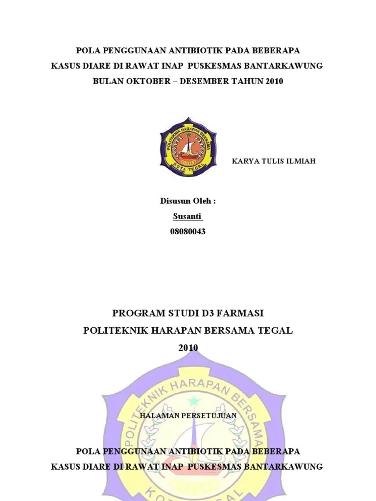 Penelitian ini dilakukan di laboratorium mikrobiologi jurusan farmasi. Kajol Kti Pdf