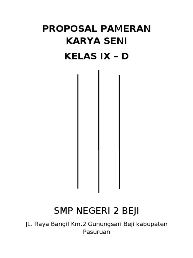 Contoh Laporan Kegiatan Pameran Karya Seni Rupa - Kumpulan Contoh Laporan