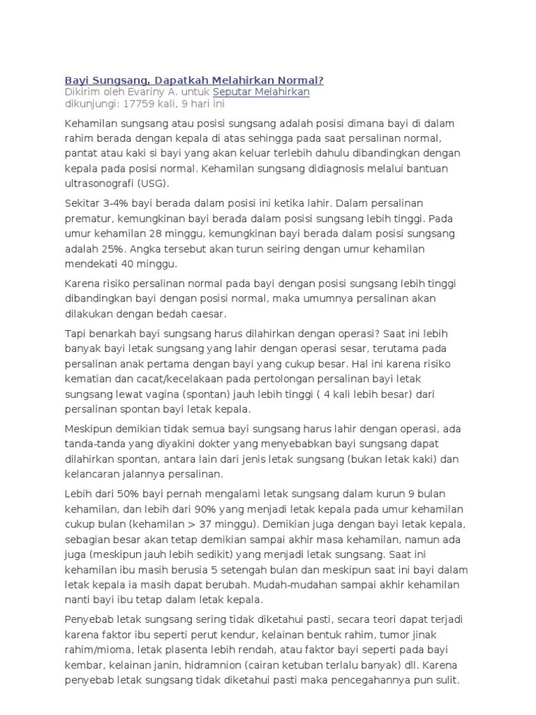 Posisi kepala janin tidak menghadap ke jalur kelahiran · 2. Ciri Ciri Bayi Terlilit Tali Pusar - Ini Cirinya