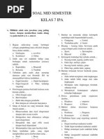 Mas itu soa nya kurikulum 2014 y. Soal Mid Semester Gasal Ipa Kelas 7 Pdf