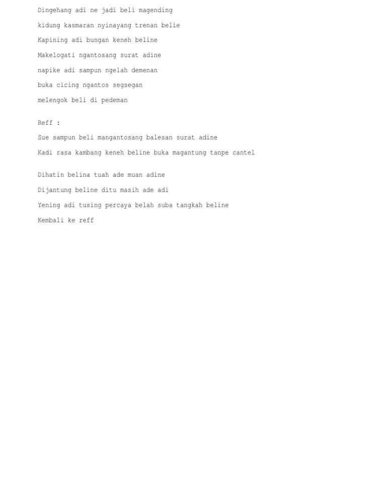 Chord lolot tresna ngemasin tiwas · chord lolot dagang kasur . Chord Kidung Kasmaran Lolot