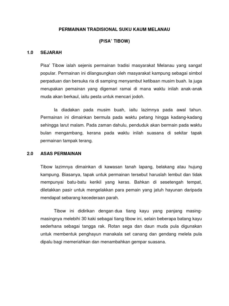 Senarai Permainan Tradisional Kaum Iban : Sejarah Tahun 6 Permainan Tradisional Malaysia Membalik Buku Halaman 1 38 Anyflip