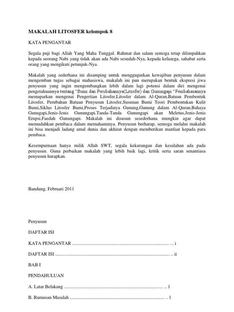 Yuk lihat dan download contoh makalah geografi hidrosfer contoh makalah ipa gratis. Makalah Litosfer Pdf