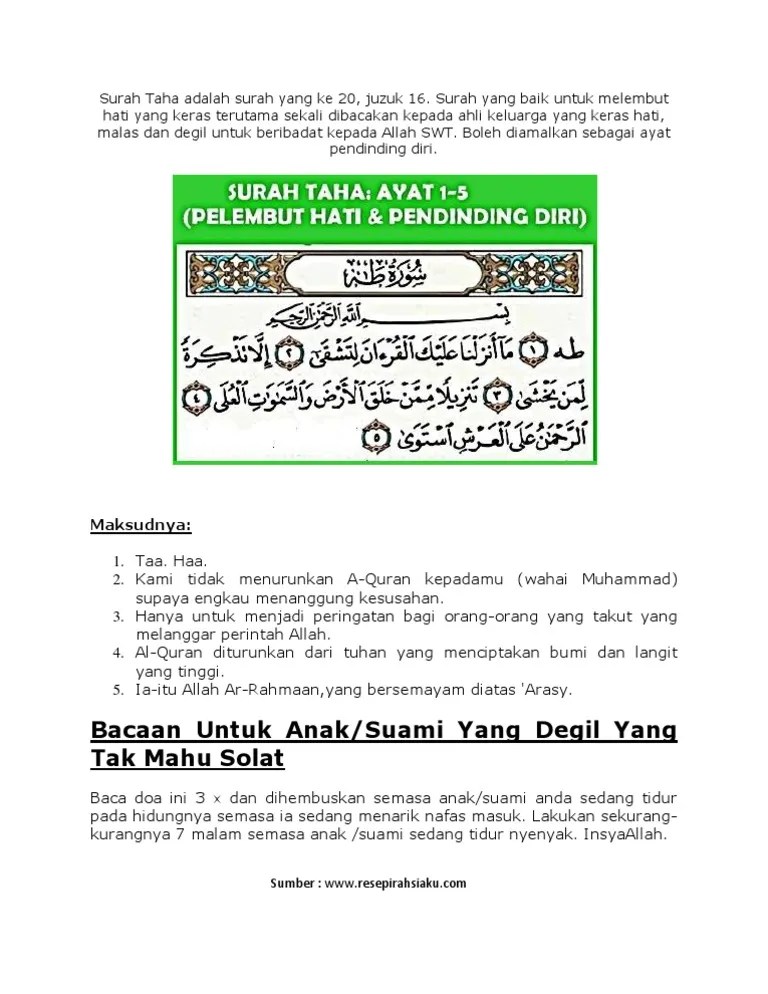 And whoever my wrath befalls is . Surah Taha Pdf