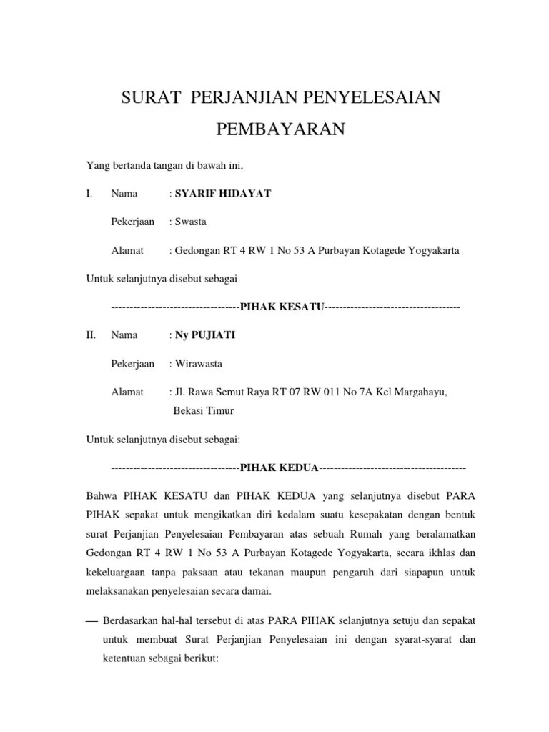 Surat pernyataan perjanjian pengembalian uang. Tinjau Surat Perjanjian Pengembalian Uang Uang Online