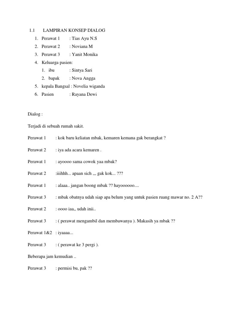 Dialog Roleplay | PDF