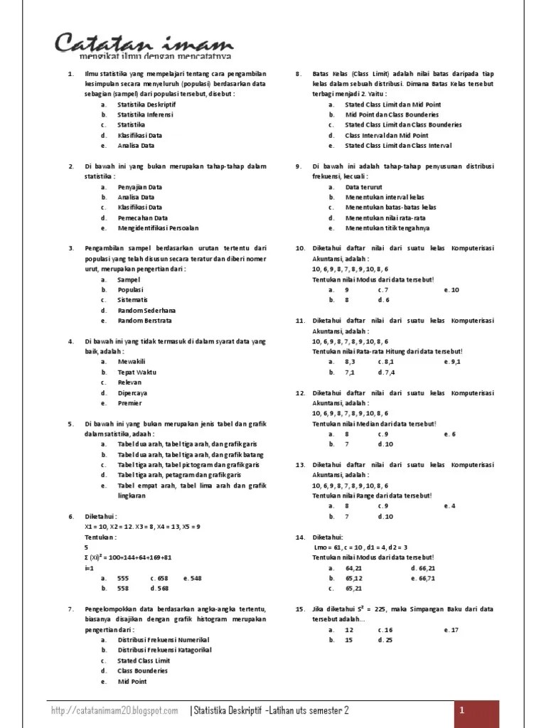 Mata pelajaran komputer akuntansi siswa kelas xi smk ypkk 2 sleman tahun ajaran. Contoh Soal Uts Pengantar Perpajakan Bsi Komputer Akuntansi