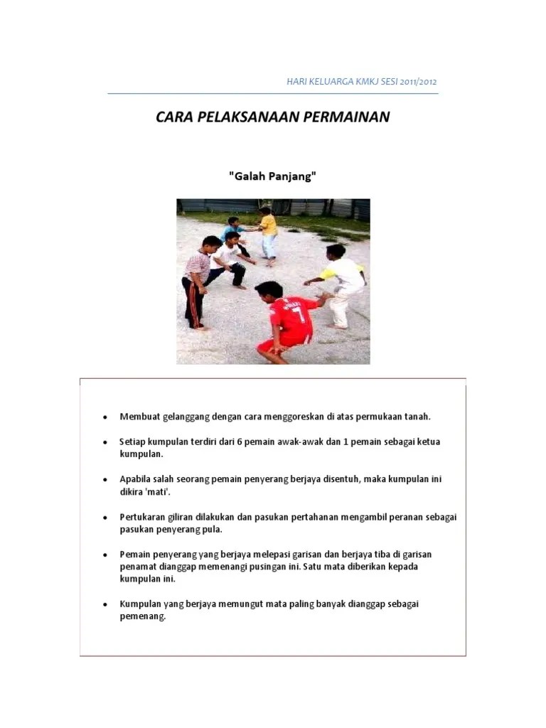 Permainan Galah Panjang