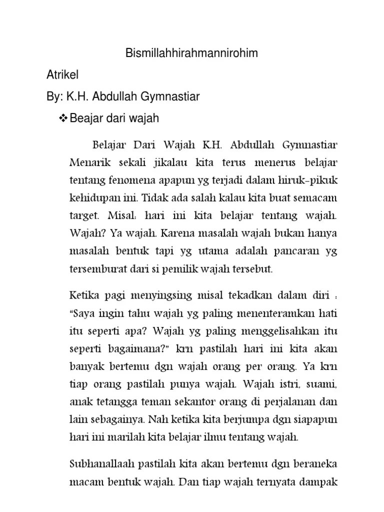 Arikel DR Aa Gym | PDF