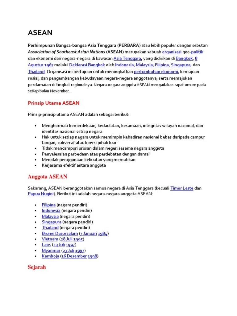 Asean PBB GNB Kaa | PDF