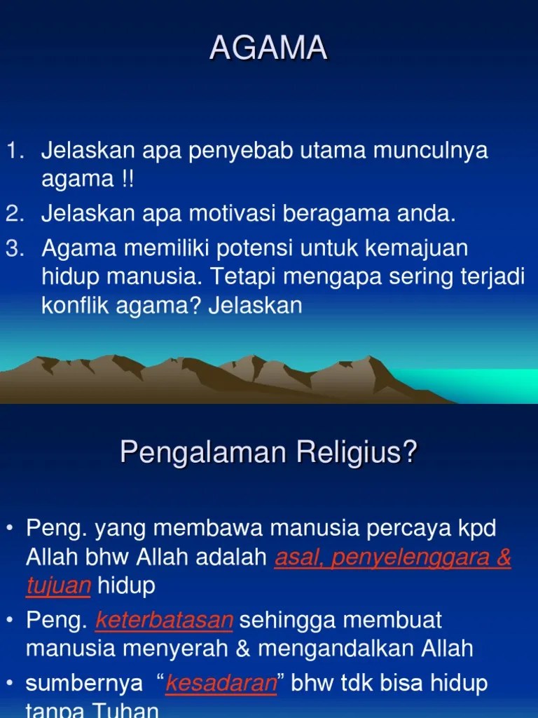 Arti Agama - 2