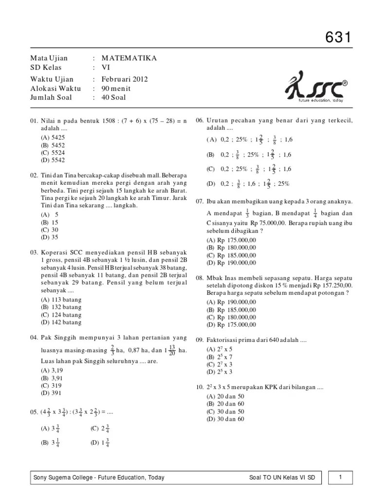 Urutkan bilangan bulat berikut dari yang terbesar! Tanya Jawab Matematika Kelas 6 Belajar