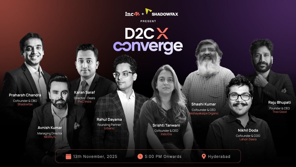 Announcing D2CX Converge: Powering India’s D2C Founders