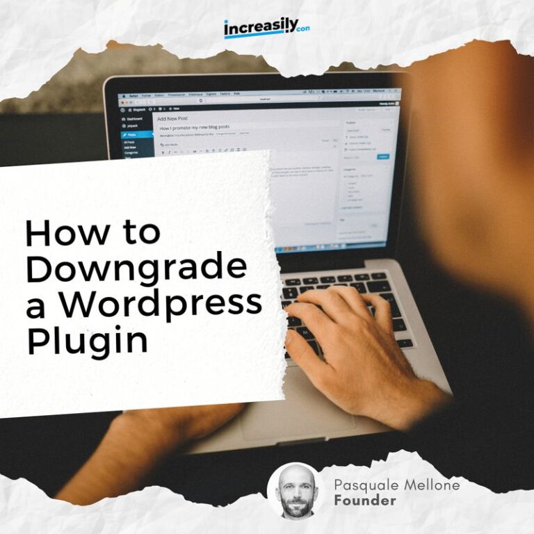 Use an ftp client and locate your . How to Downgrade a Wordpress Plugin (Easy Tutorial)