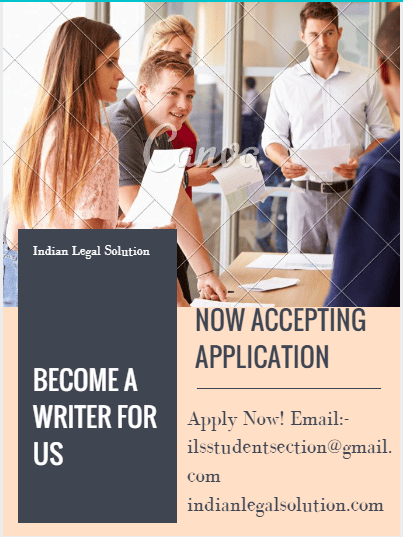 Legal Writer Wanted,Apply Now... - Indian Legal Solution