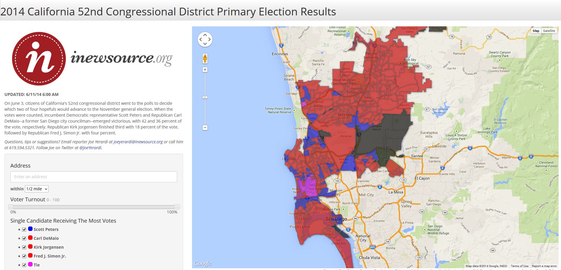 Zoe samuel 7 min quiz if you're american, then the state or. 2014 California 52nd Congressional District Primary Election Results - San Diego news from