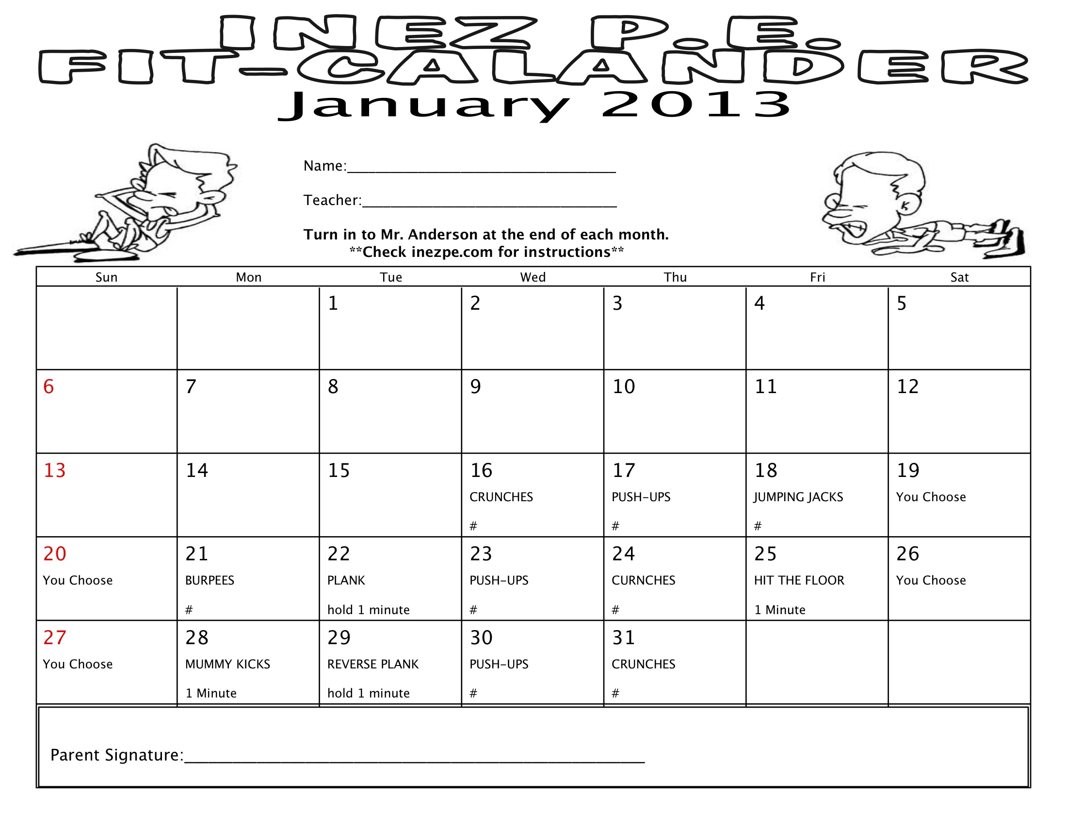 images Edgenuity Fitness Log Example fitness log