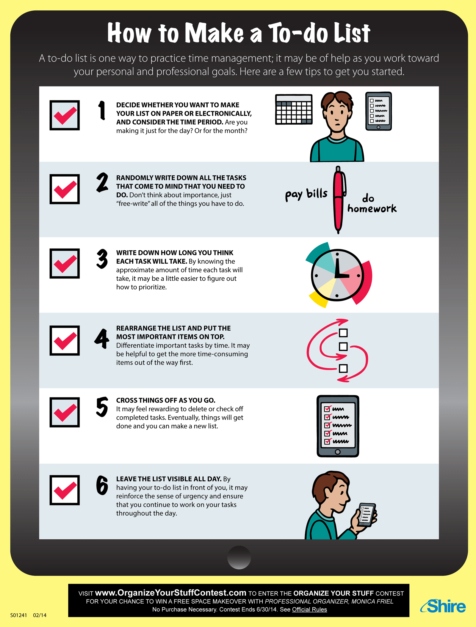 How To Make A To Do List Infographic Facts