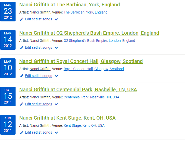 Nanci Griffith Health 2020 - Nanci Griffith Biography Age Family Tour Songs Health Twitter