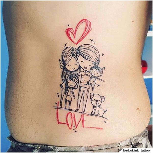 Idee Tattoo Famiglia - Oltre 60 Idee Per Il Tuo Prossimo Tatuaggio 600_x_600_jpg