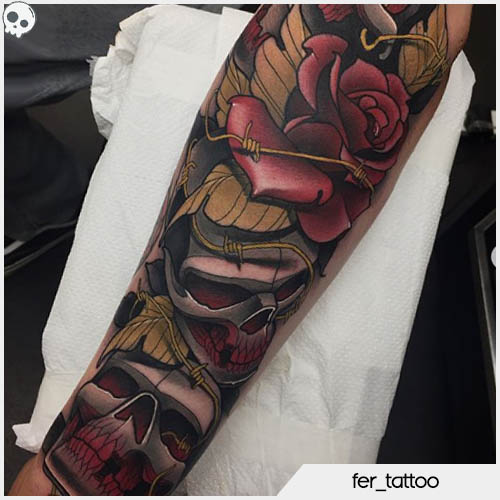 Significato Tatuaggio Teschio - Simbolismi E Tante Idee A Cui Ispirarsi 500_x_500_jpg
