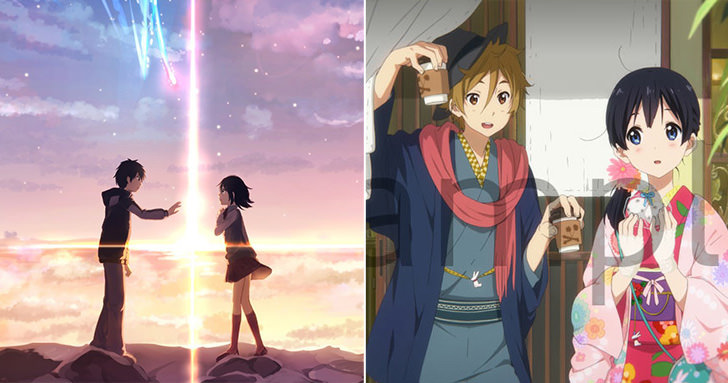 「超浪漫愛情動漫TOP7！」《你的名字。》榮登第5名，第1名不看會後悔 – 動漫的故事