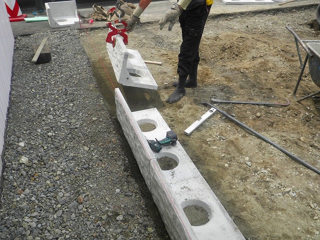 ｌ型ブロック土留め 株式会社イノタニblog