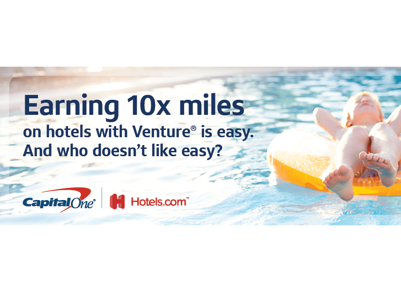 Up to 20 Discount on Bookings Charged to Capital One Cards