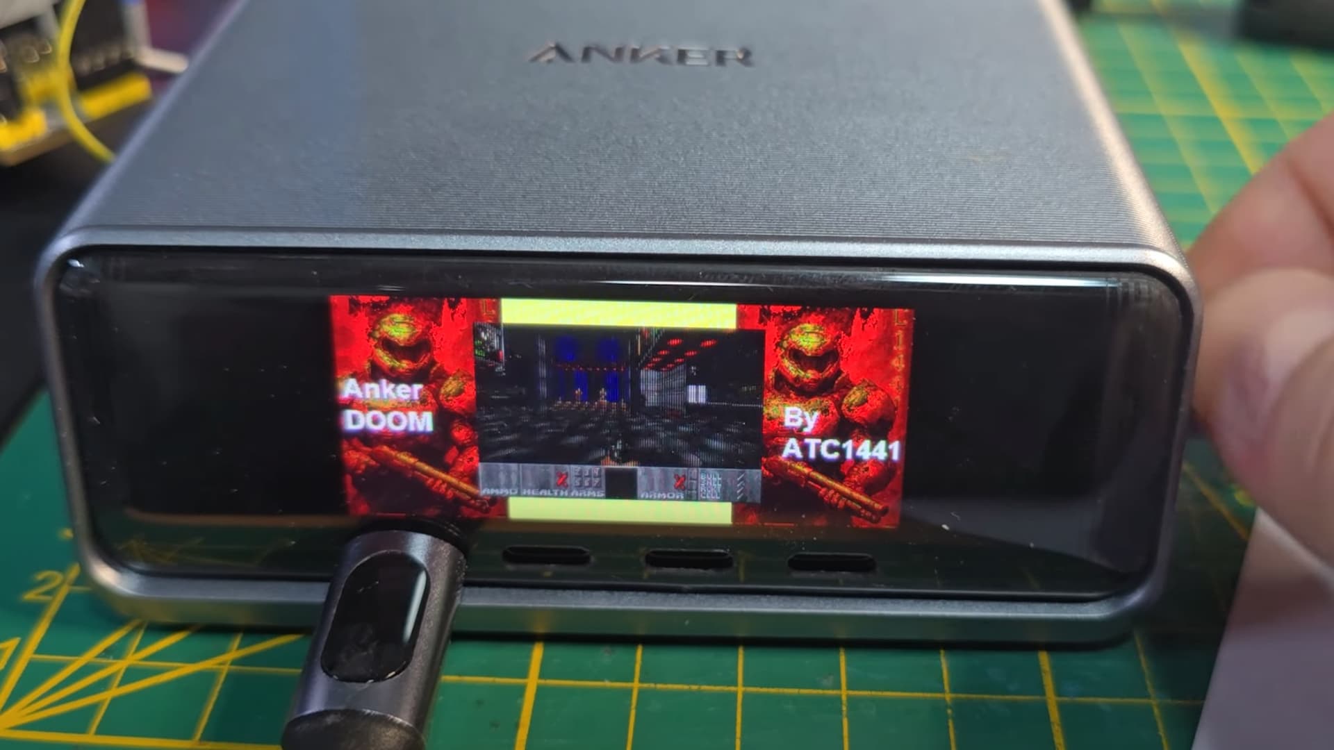 Modder Gets Doom Running On Portable Charging Station