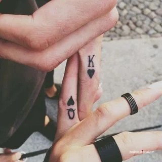 24 King And Queen Tattoos For Couples - Inspired Beauty 320_x_320_jpg