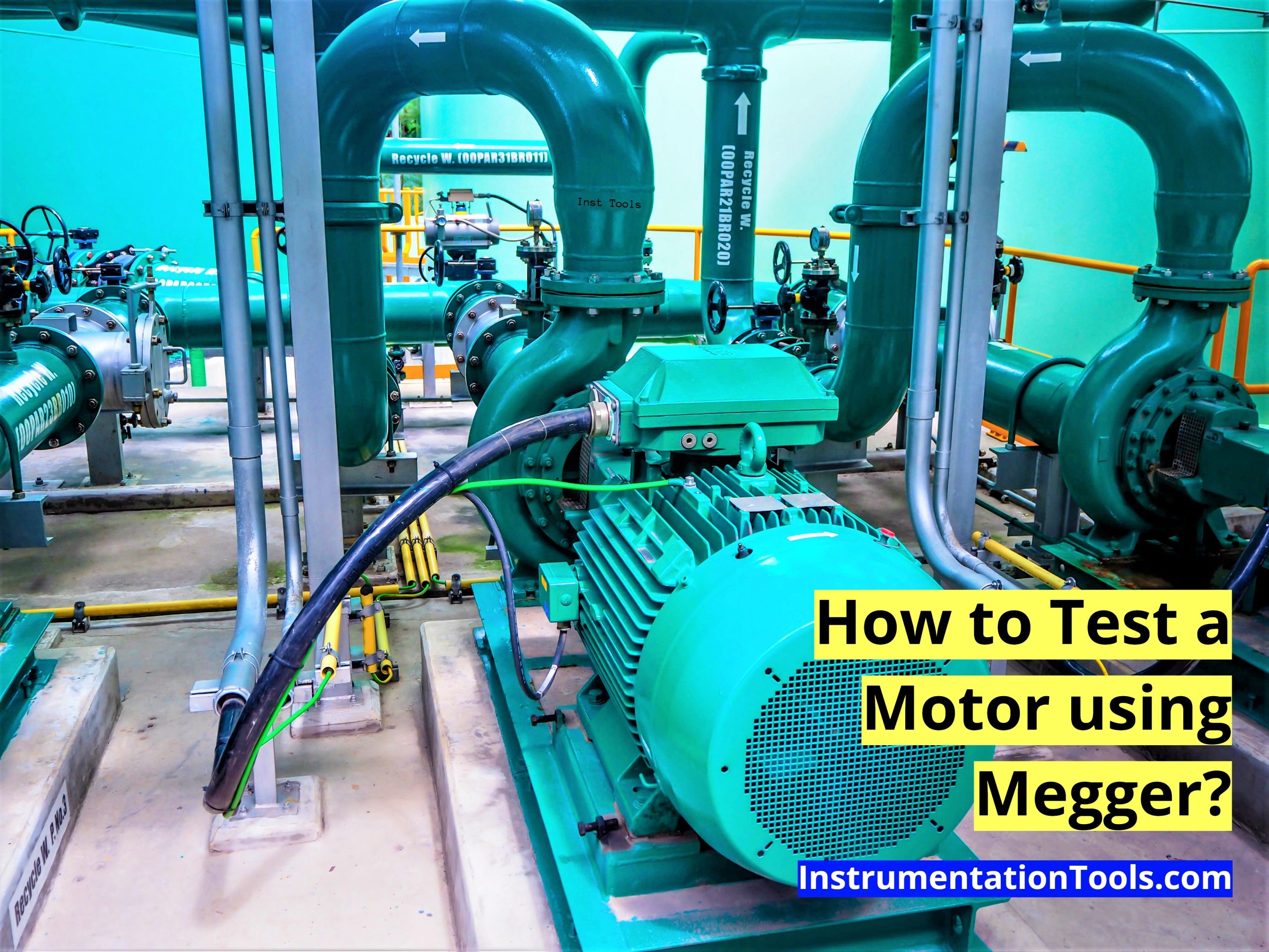 how to check 3 phase motor winding with megger Wiring Work