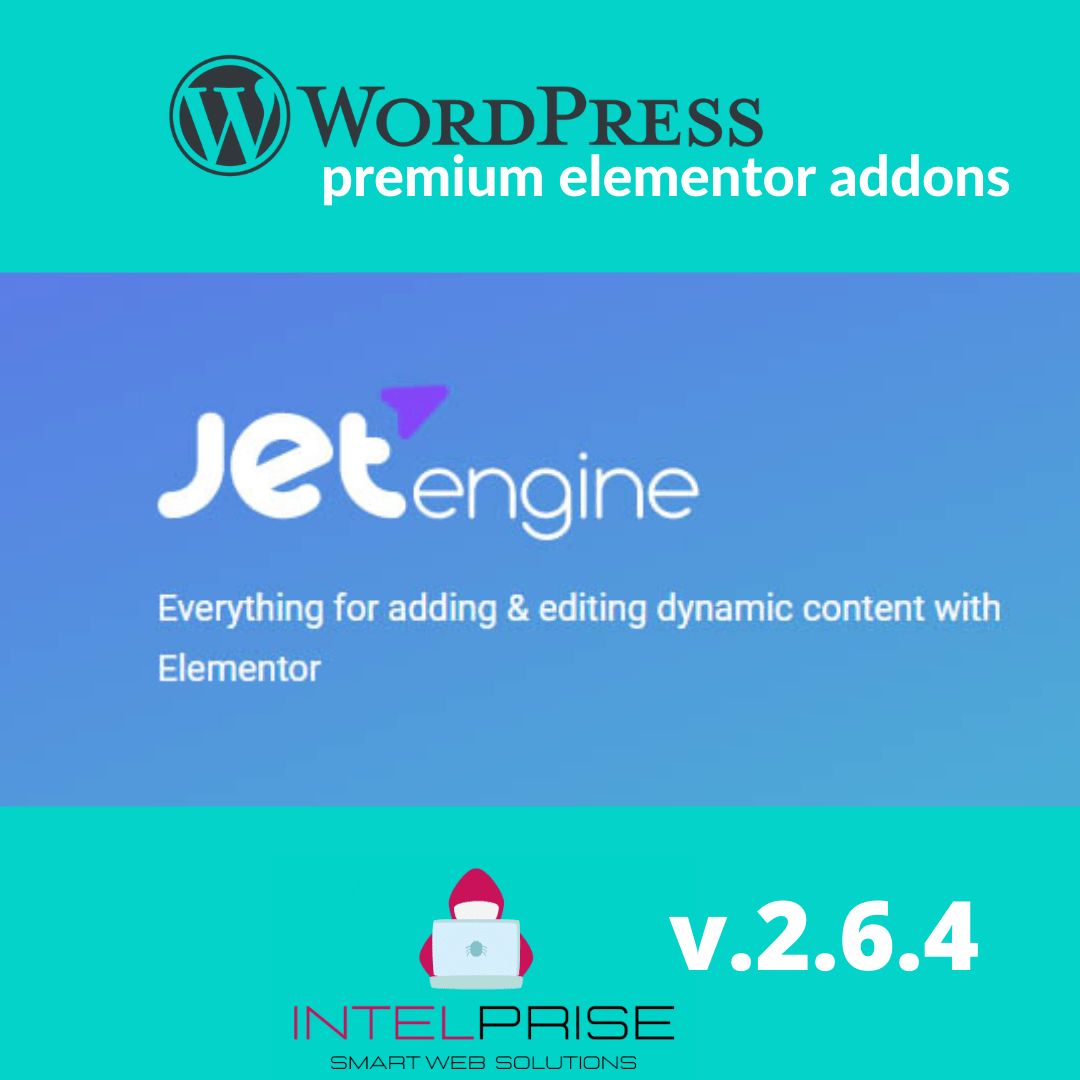 The best wordpress & woocommerce jet plugins are $4.9. Jetengine V 2 6 4 Dynamic Content Plugin For Elementor Distributed By Intelprise