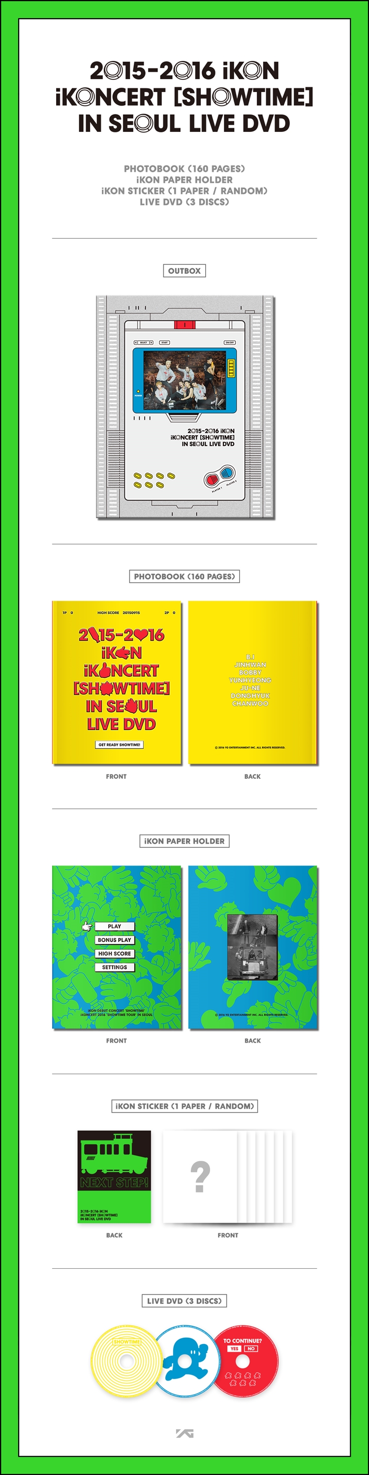 Ikon Showtime In Seoul Live Dvd Interasia