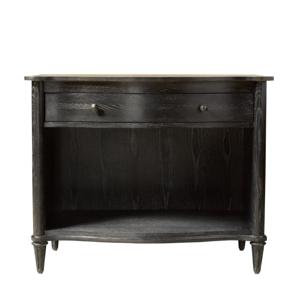 Комод BAXLEY BEDSIDE ANTIQUE BLACK TABLE-0