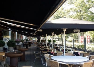 Sort/grå parasol